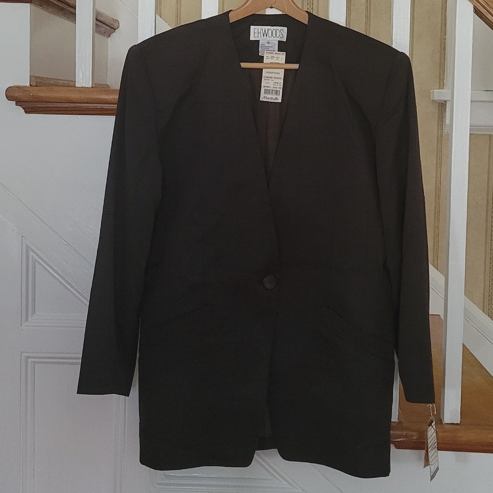 E.H. WOODS Suit Blazer Ladies Size 14